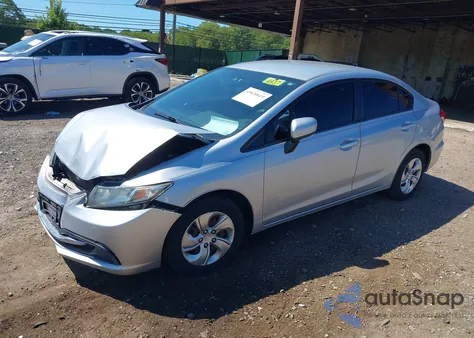 2014 Honda Civic Lx from USA, damaged, VIN 2HGFB2F54EH527384